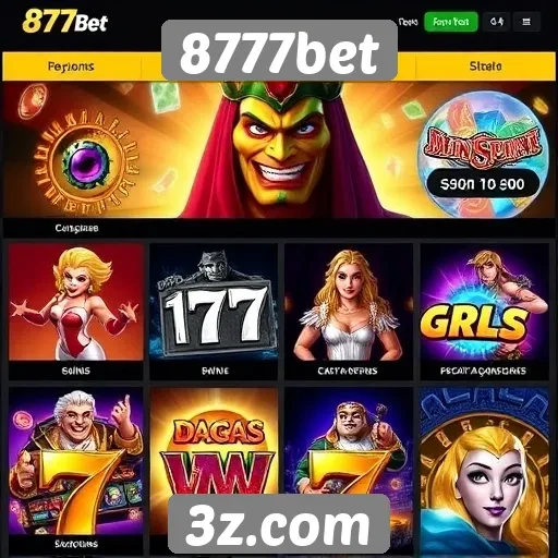 8777bet oferece diversidade em jogos de azar